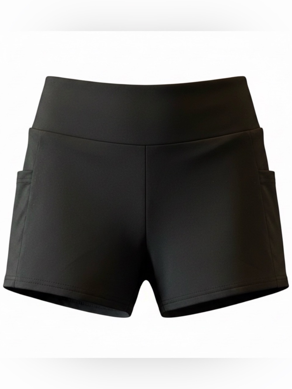 Oja Black Bike Shorts
